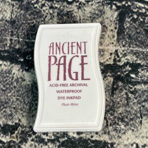 Rollagraph Ancient Page PLUM WINE Ink Pad